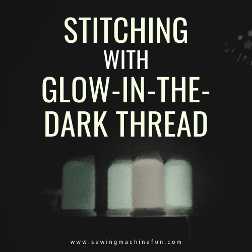 how to use glow in the dark thread