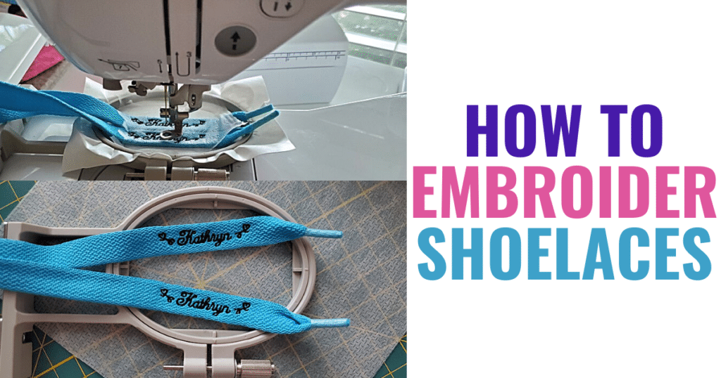 shoelaces are a fun embroidery gift idea