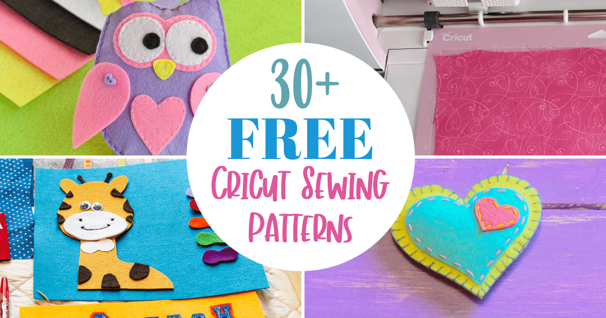 free sewing patterns for cricut maker