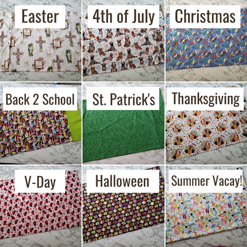 seasonal pillowcaase ideas for kids