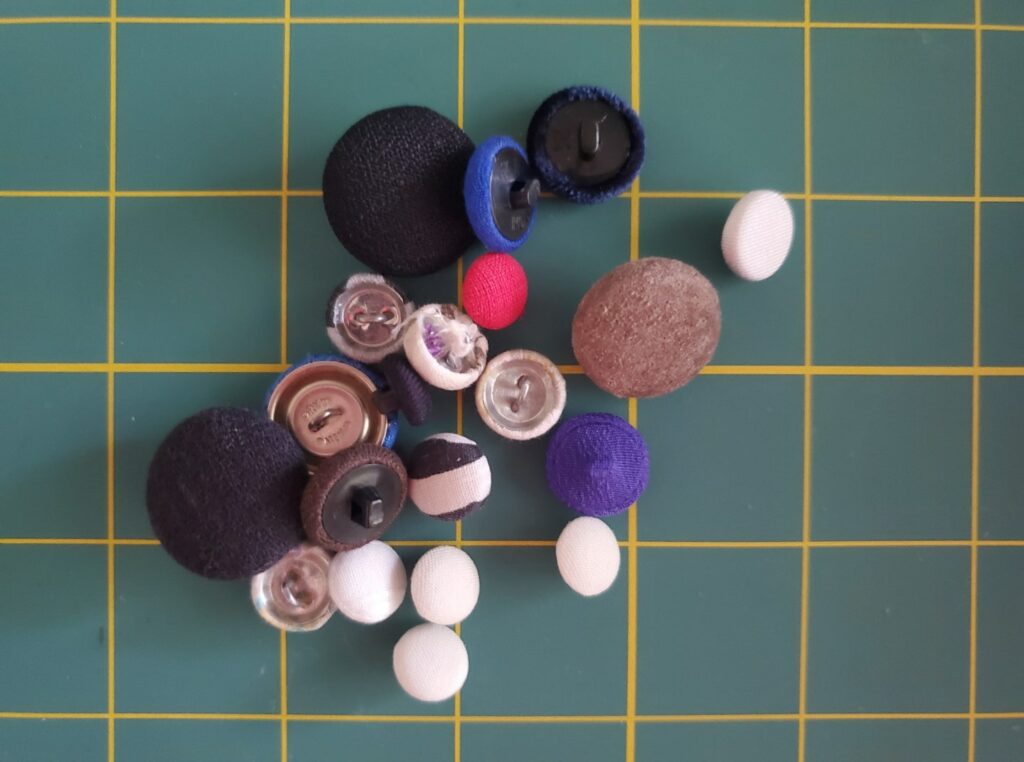 fabric covered buttons