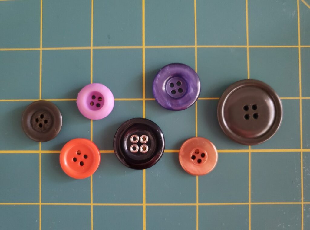 four hole sew-through buttons