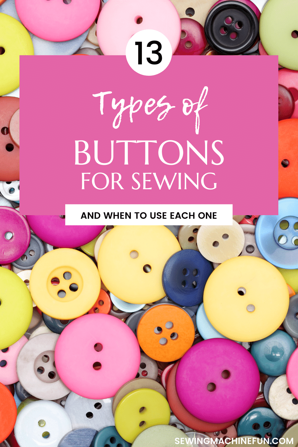 types of buttons in sewing clothes