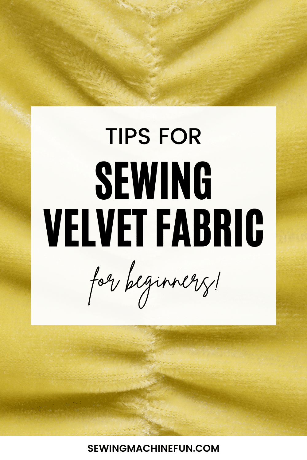 how to sew velvet fabric