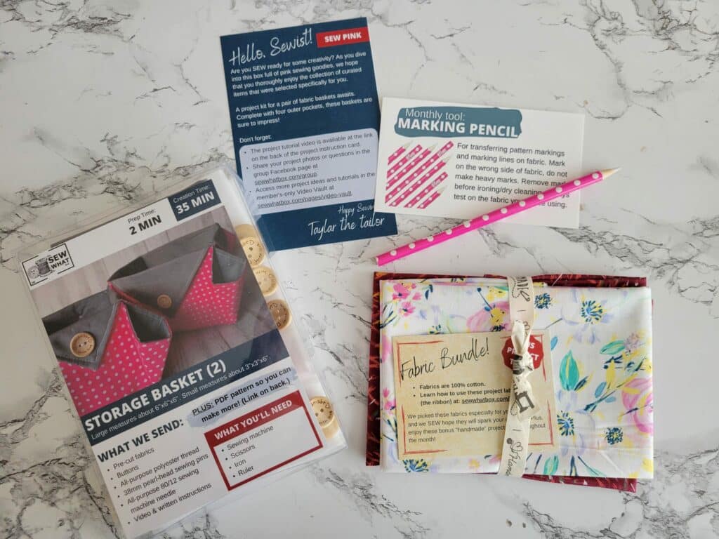 sew what box subscription contents