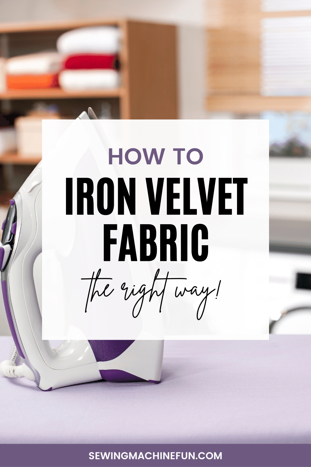 how to iron velvet fabric