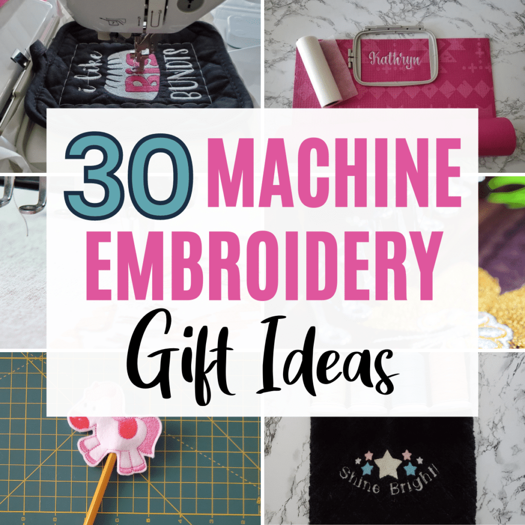 machine embroidery gift ideas