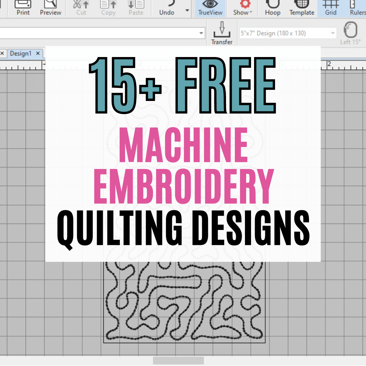 free embroidery quilting designs