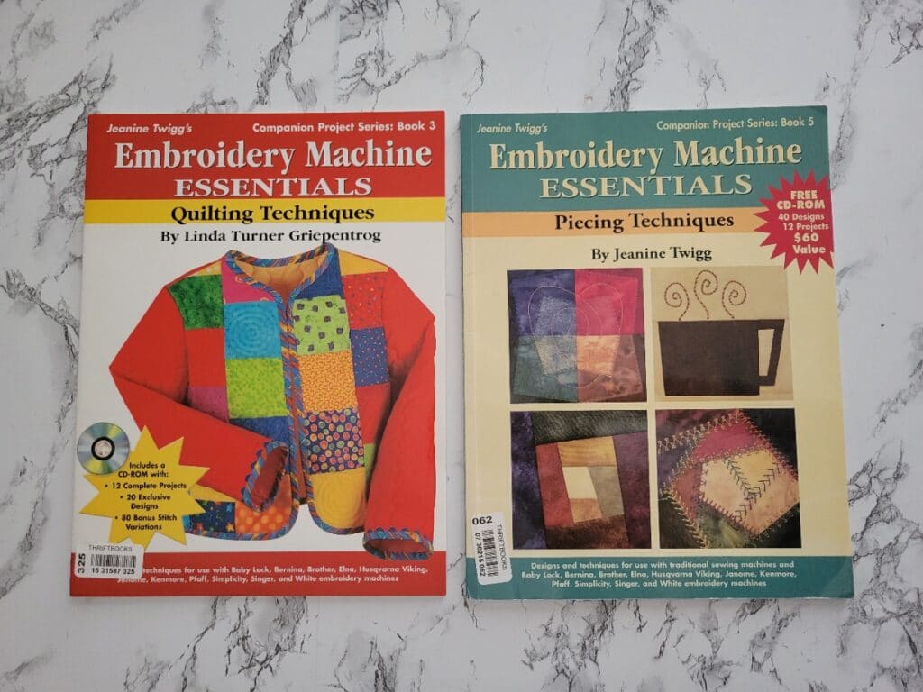 embroidery quilting books