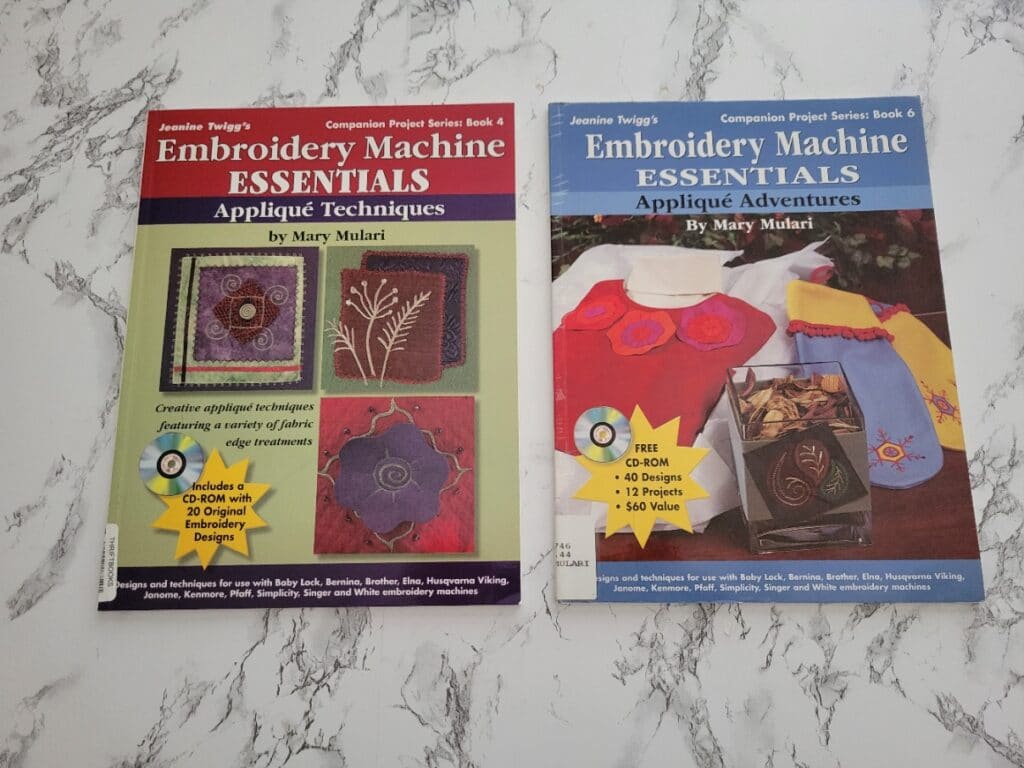 applique embroidery books