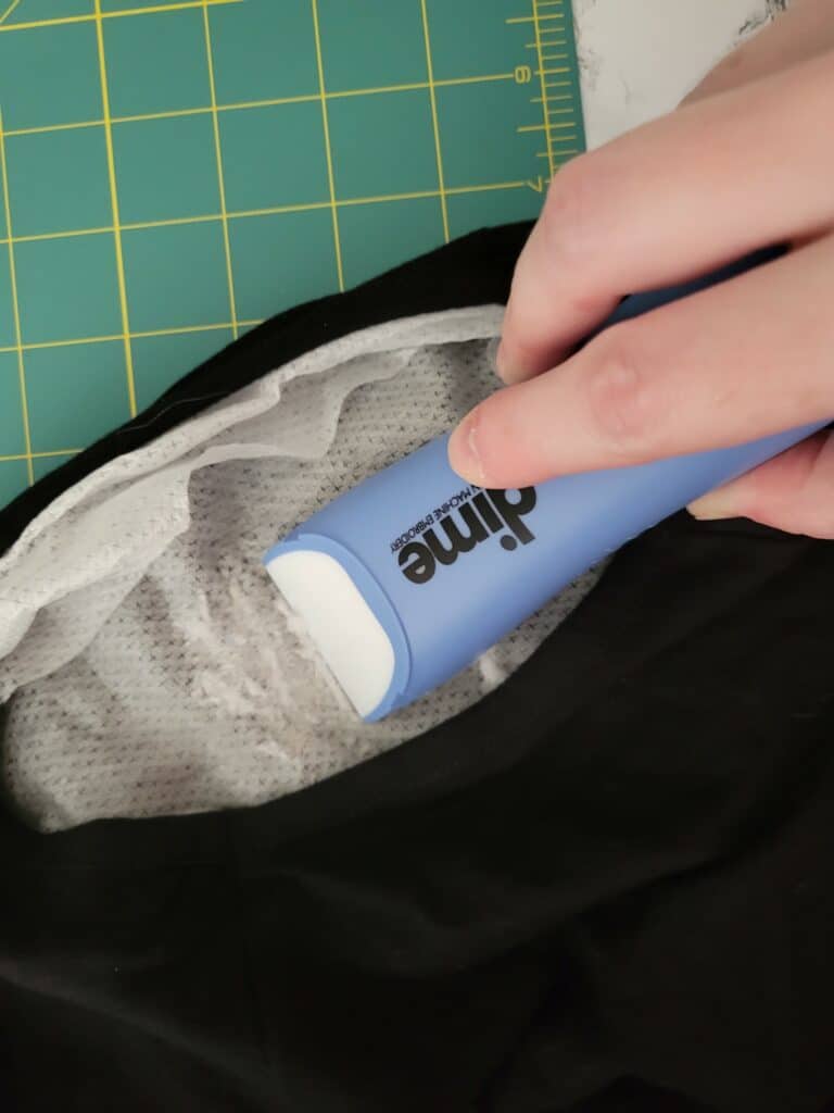 how to remove embroidery from shirt