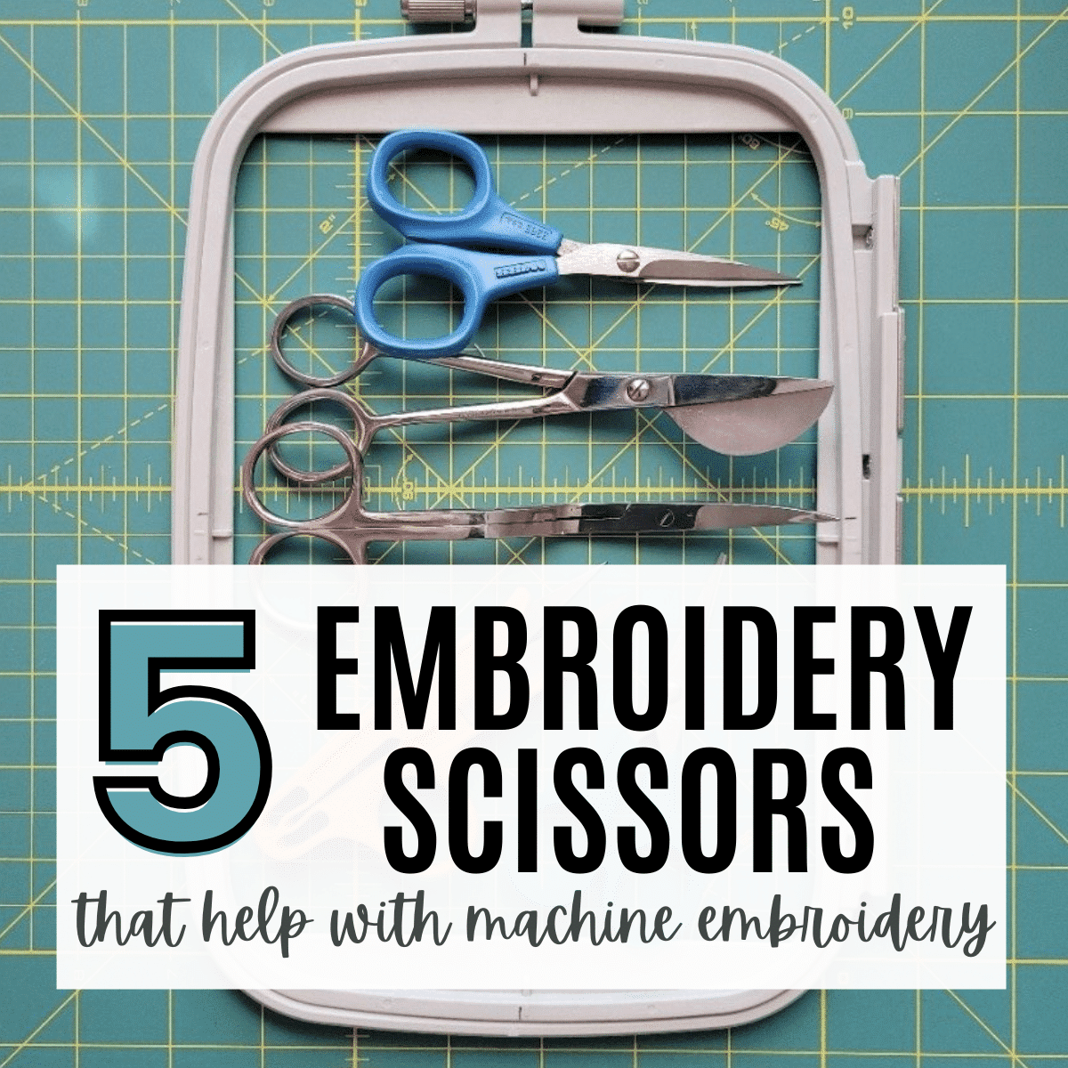 types of embroidery scissors