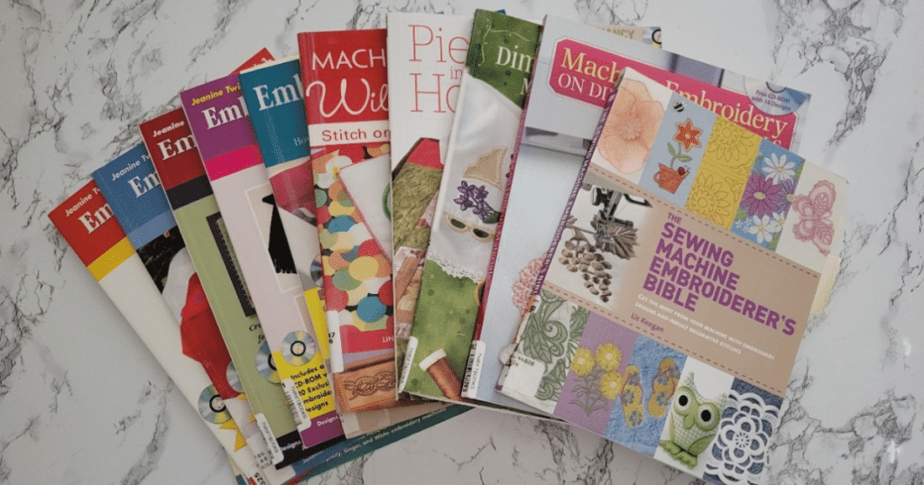 machine embroidery books to read