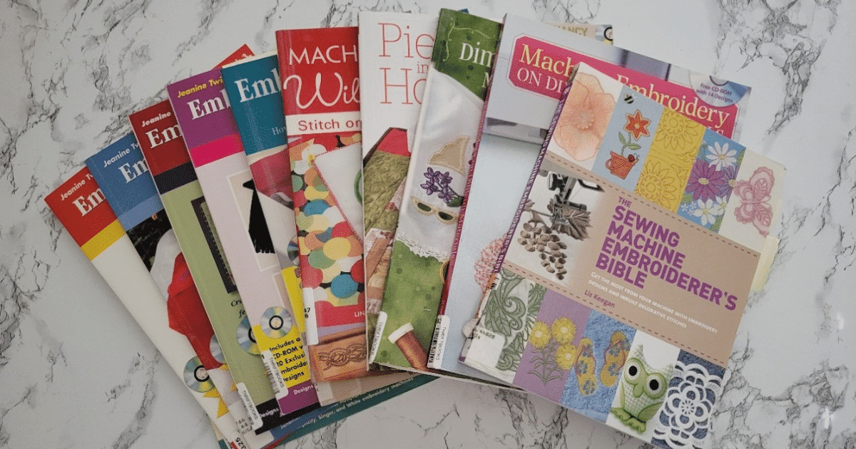 machine embroidery books to read