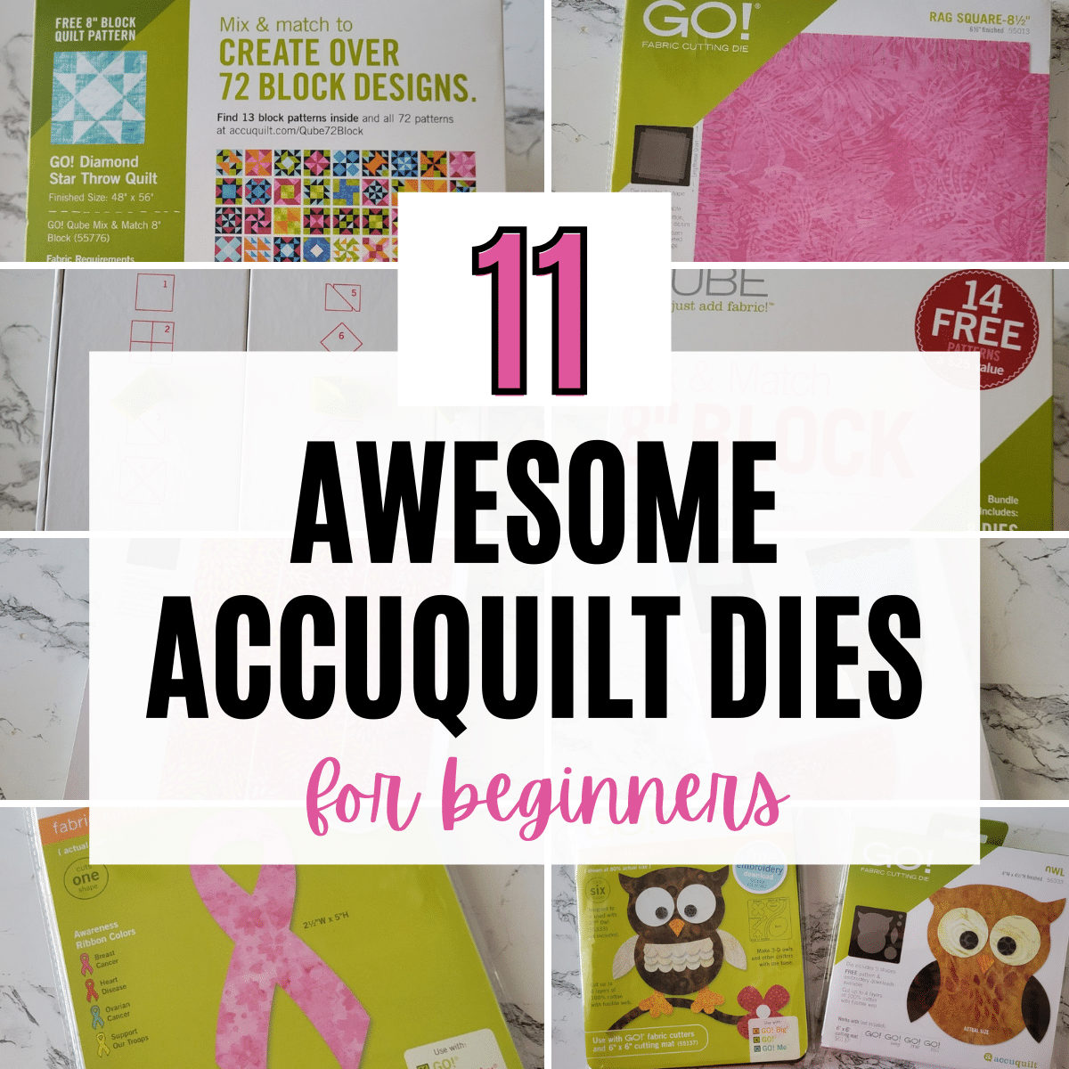 accuquilt supplies for beginners