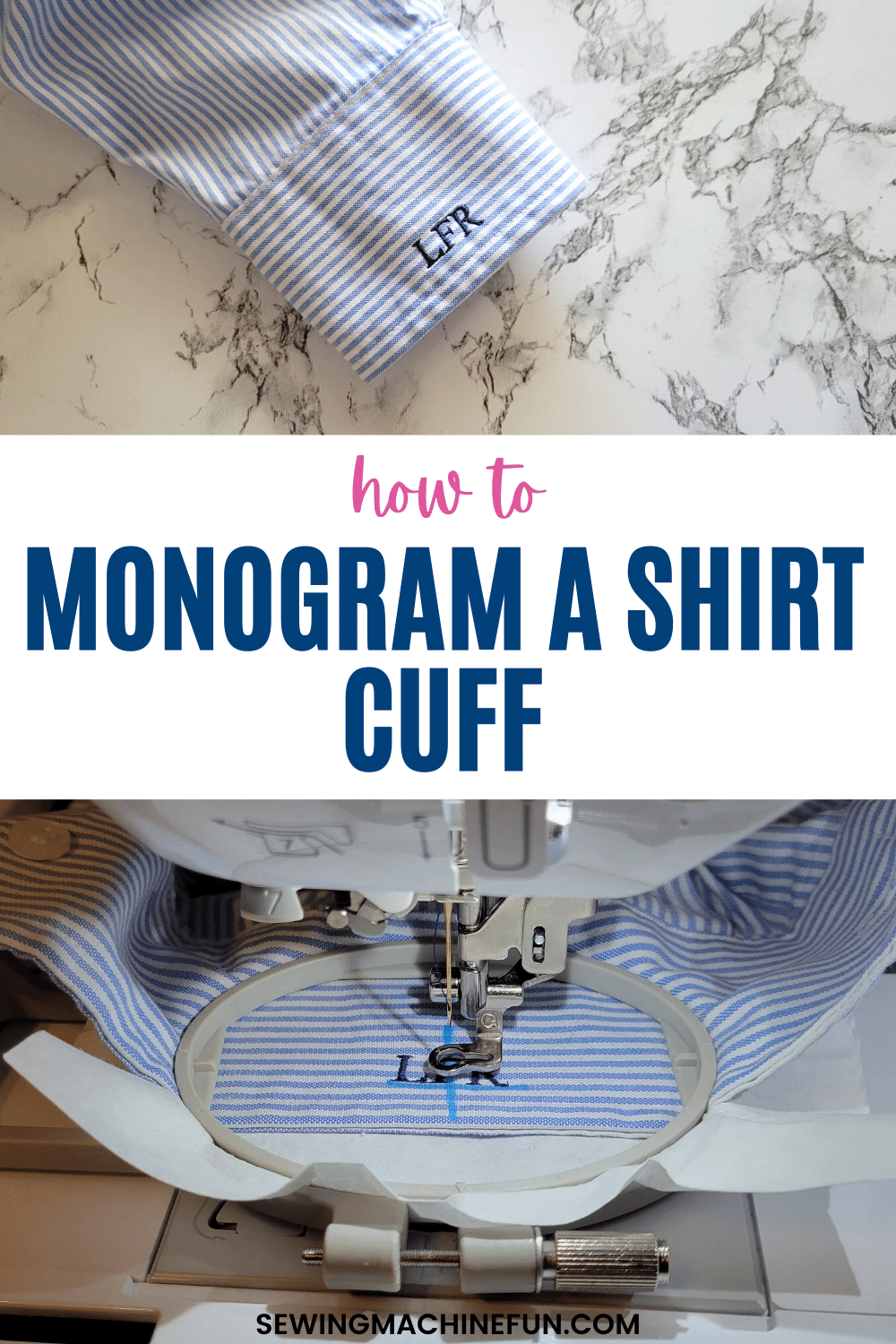 how to embroider a shirt cuff