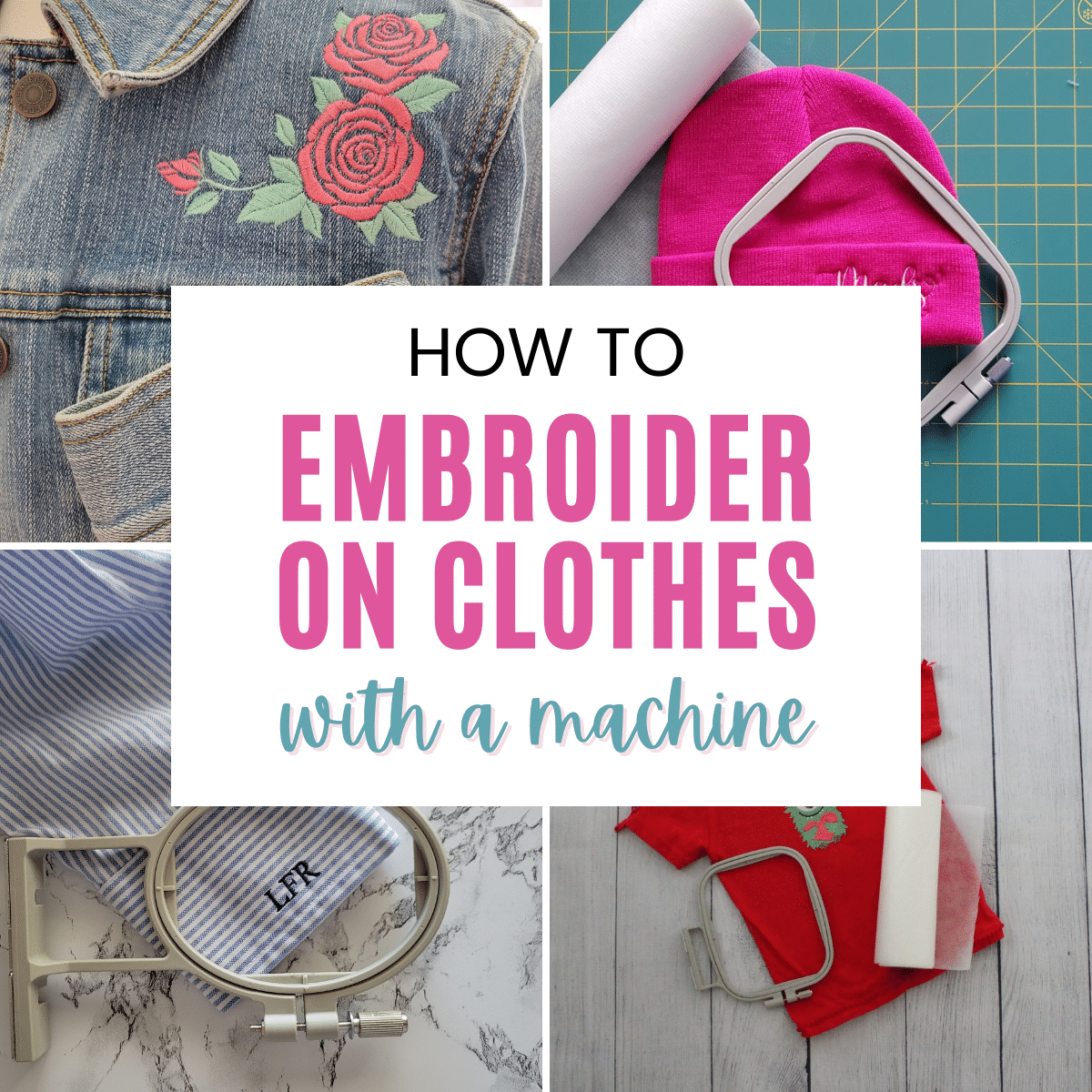 how to embroider clothing