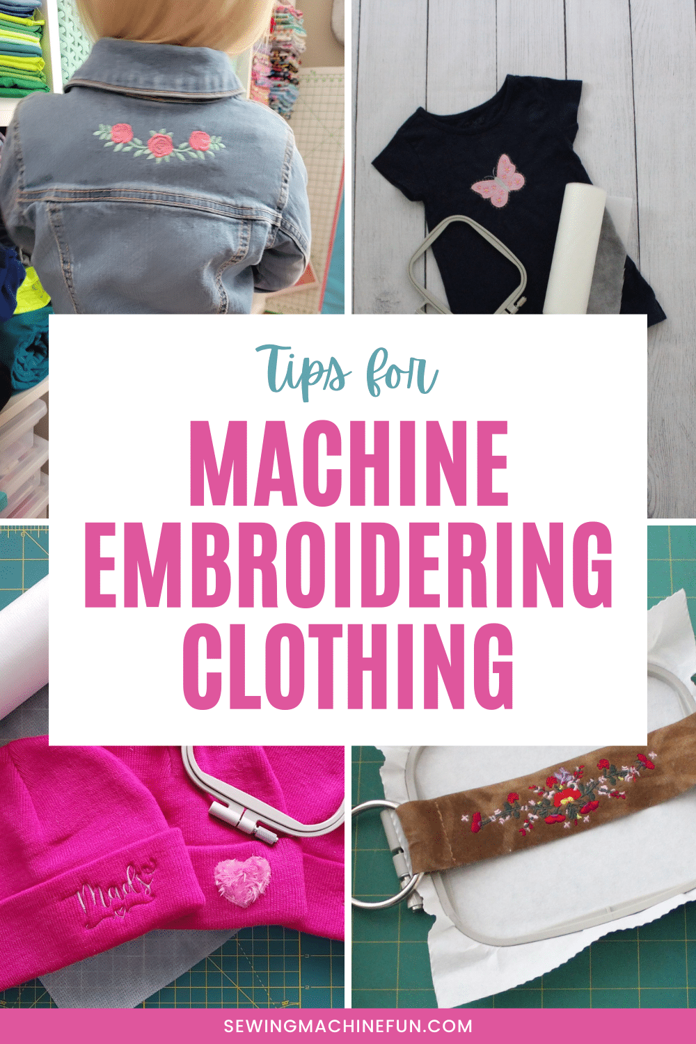 tips for adding machine embroidery to clothes