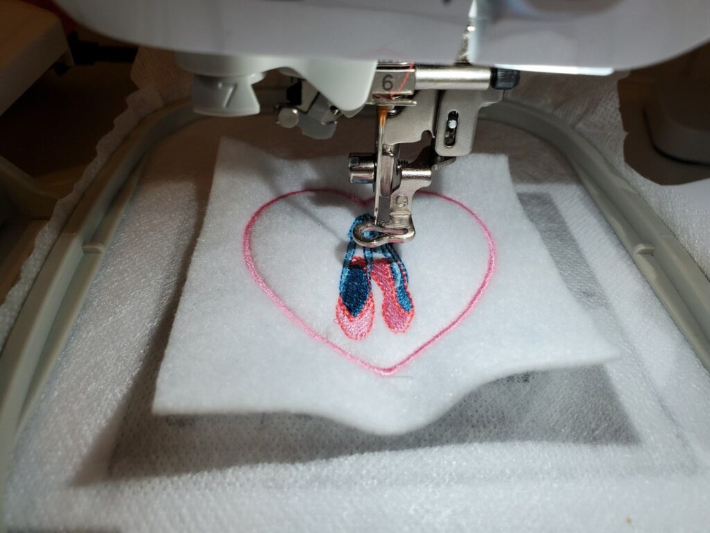 making a patch out of felt