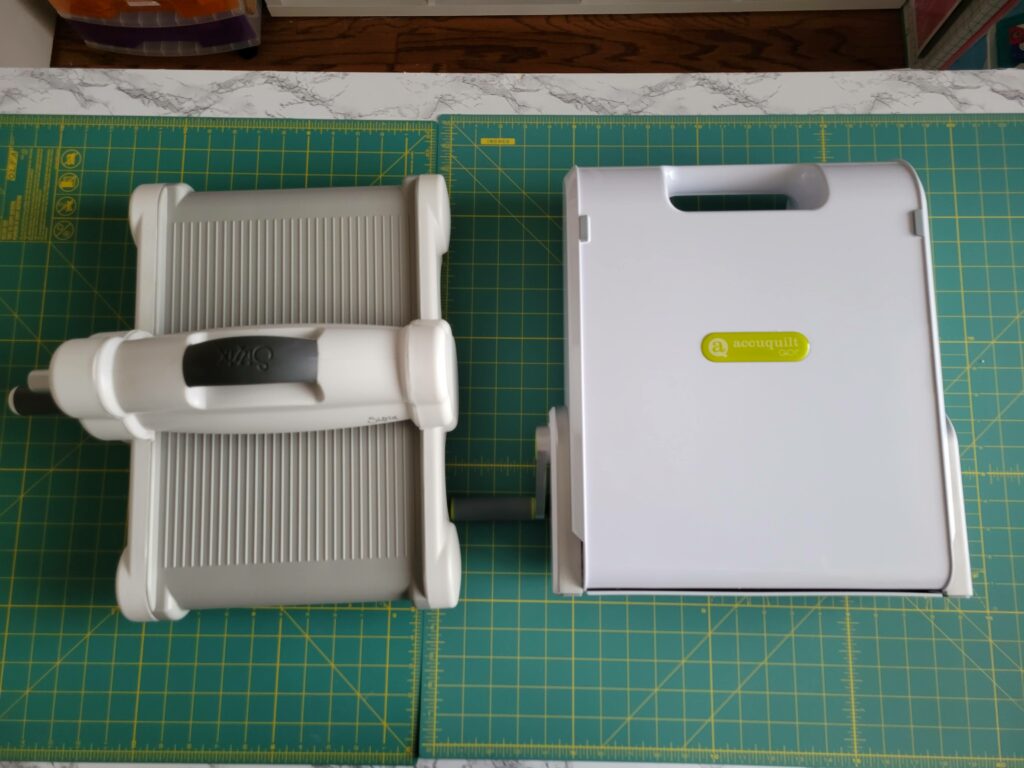 accuquilt or sizzix for cutting patch fabric