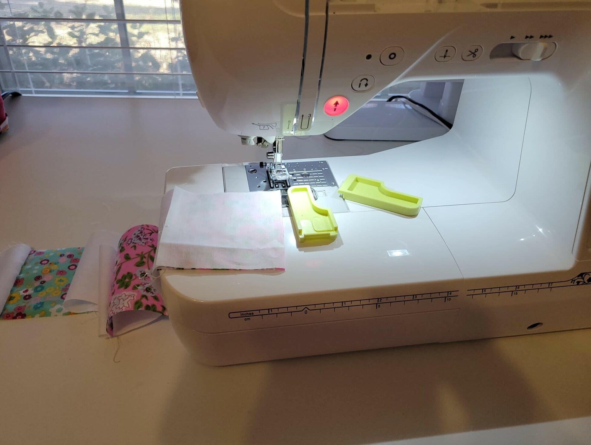 sew with quarter inch seam allowance