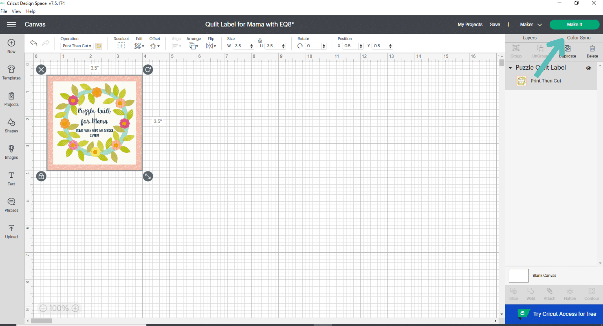 resize in the workspace