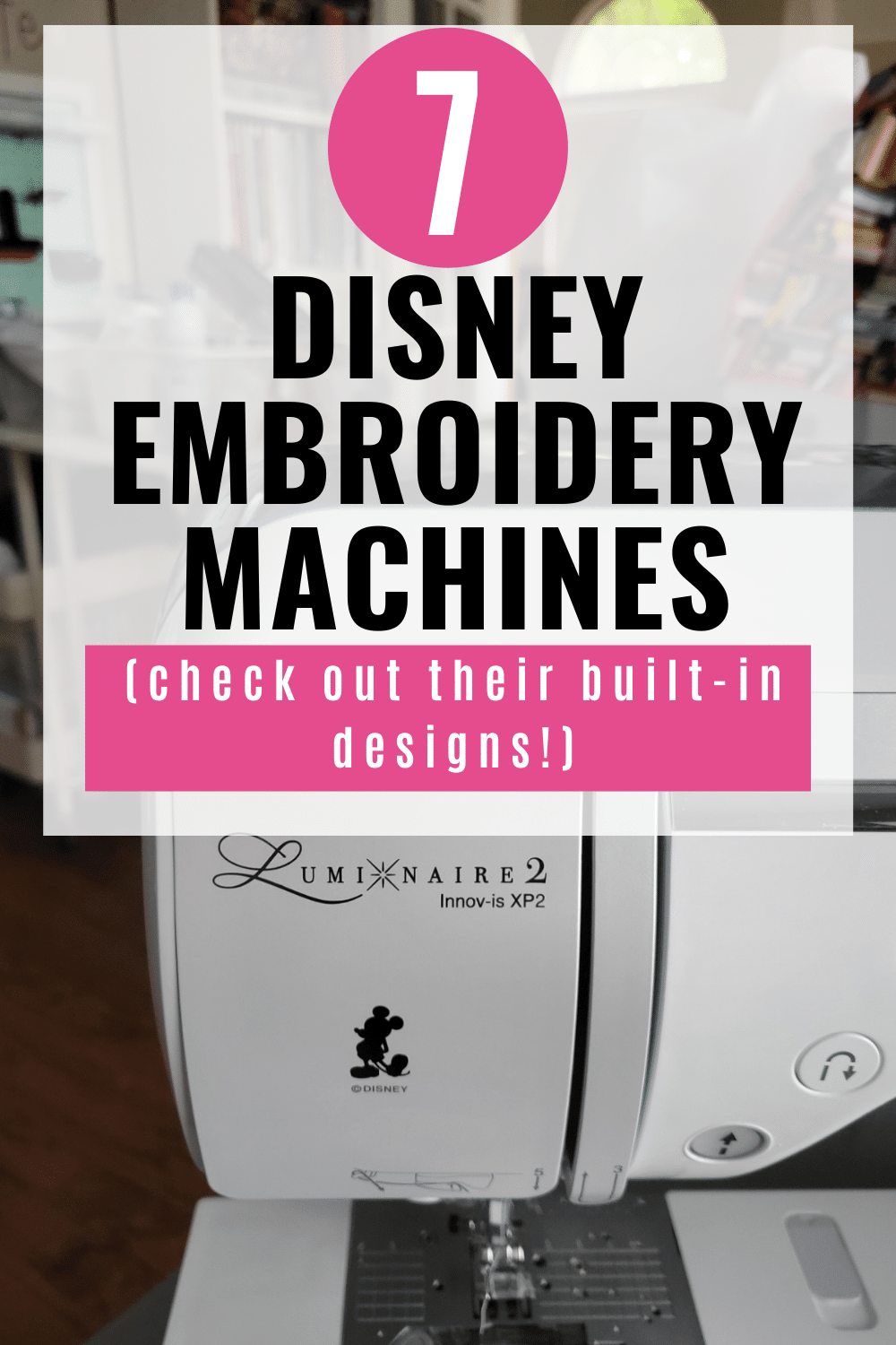 disney embroidery machine