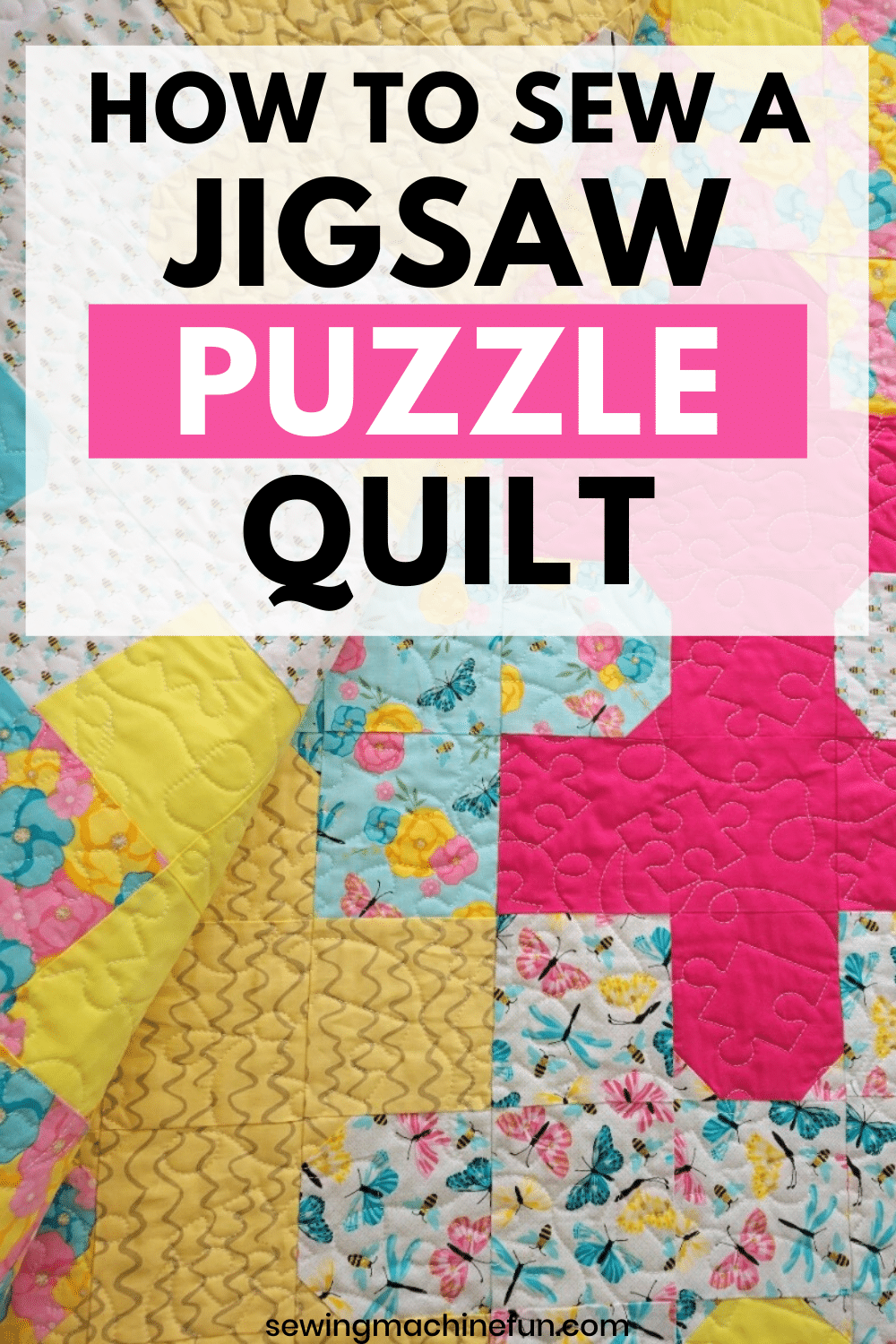 puzzle quilt pattern and tutorial