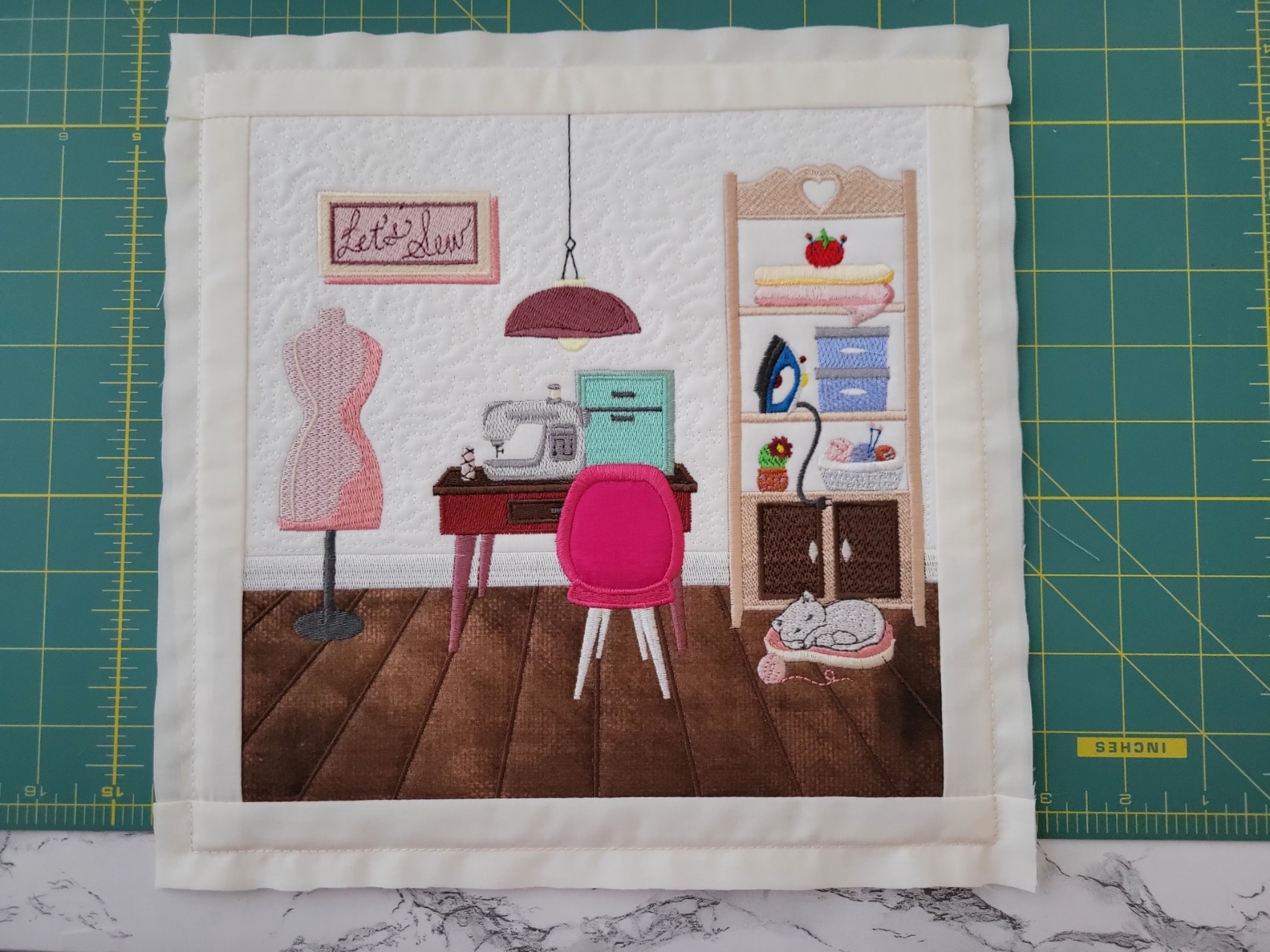 my sewing room quilt block