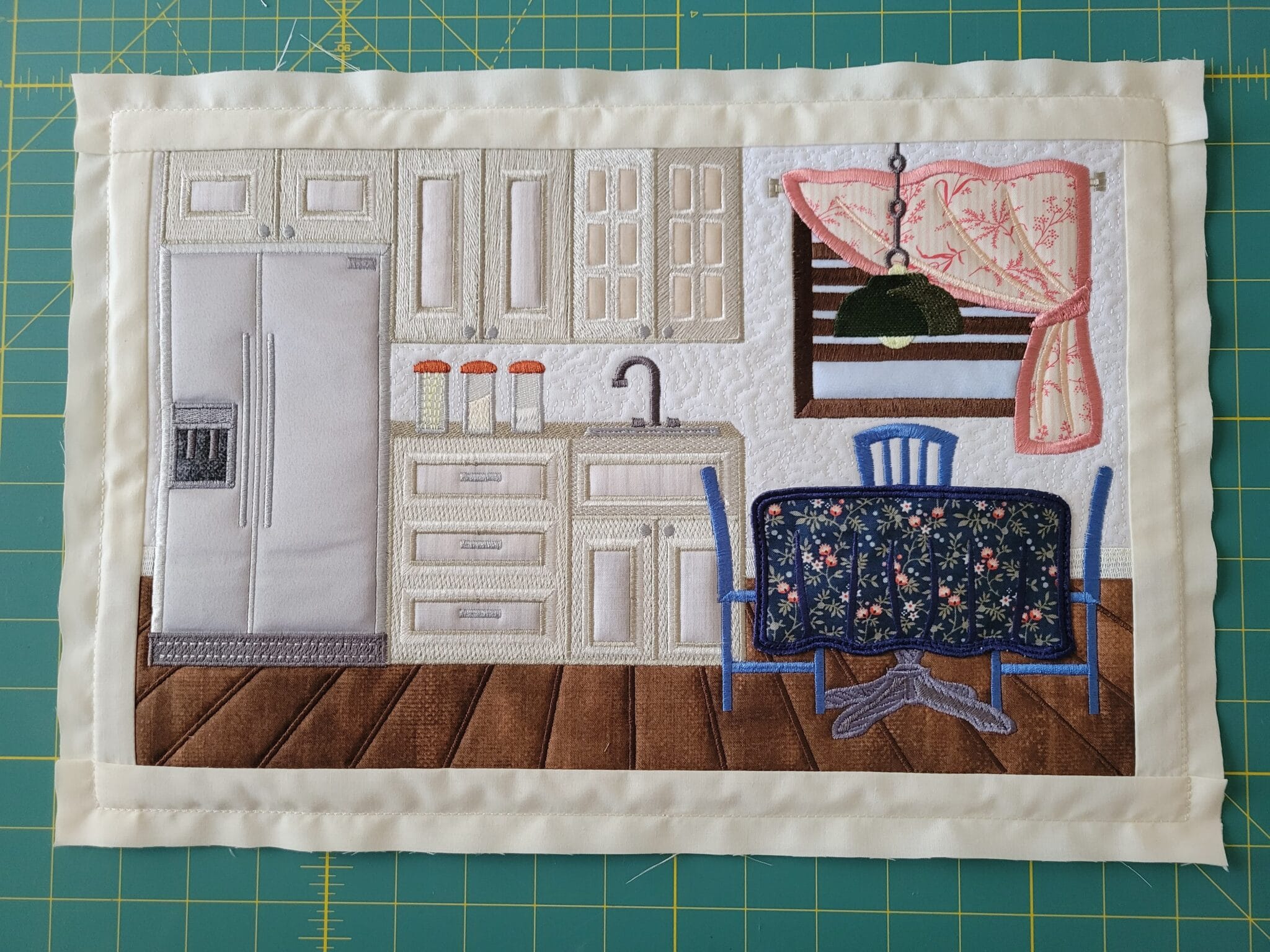 kitchen dollhouse quilt block