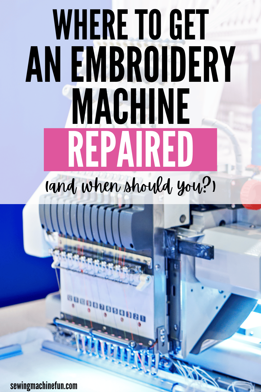 embroidery machine repair technicians near me