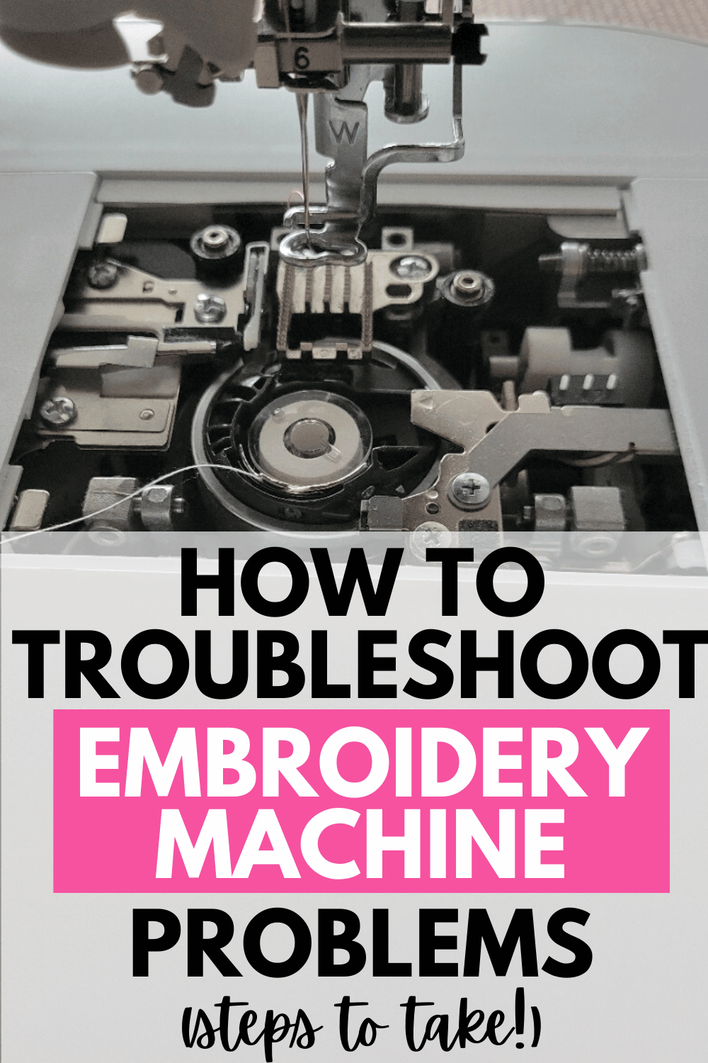 embroidery machine troubleshooting