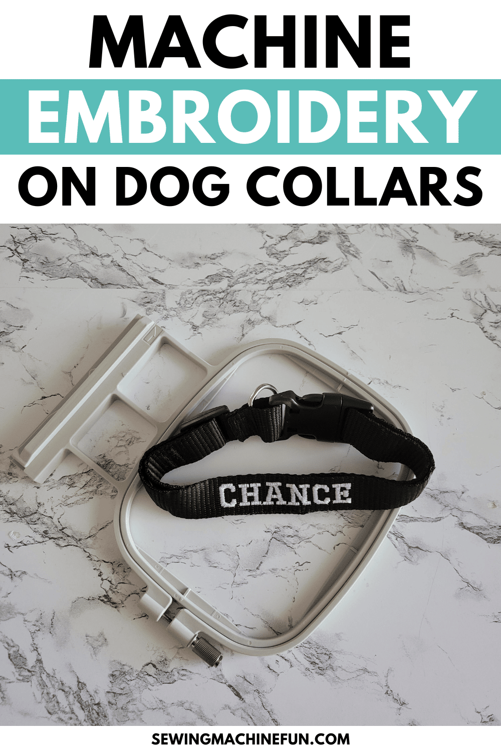 making embroidered dog collars