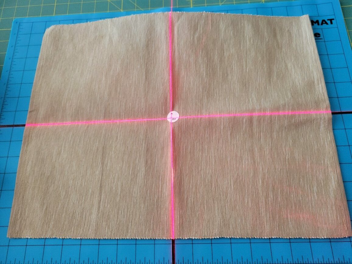 laser alignment tool for embroidery