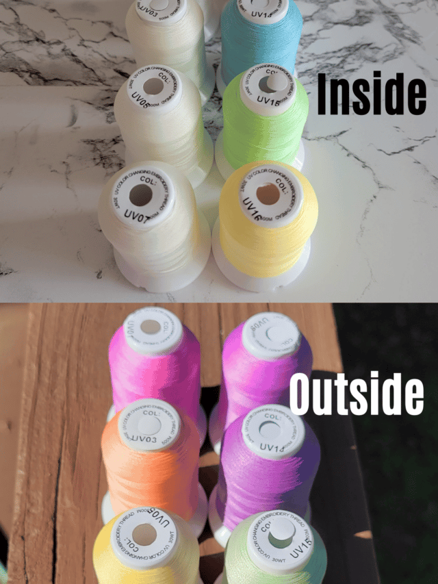 color changing thread inside and outside colors