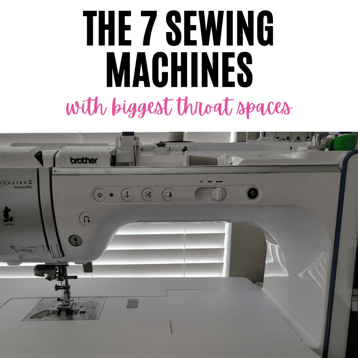 The 7 Largest Throat Sewing Machines for Quilting