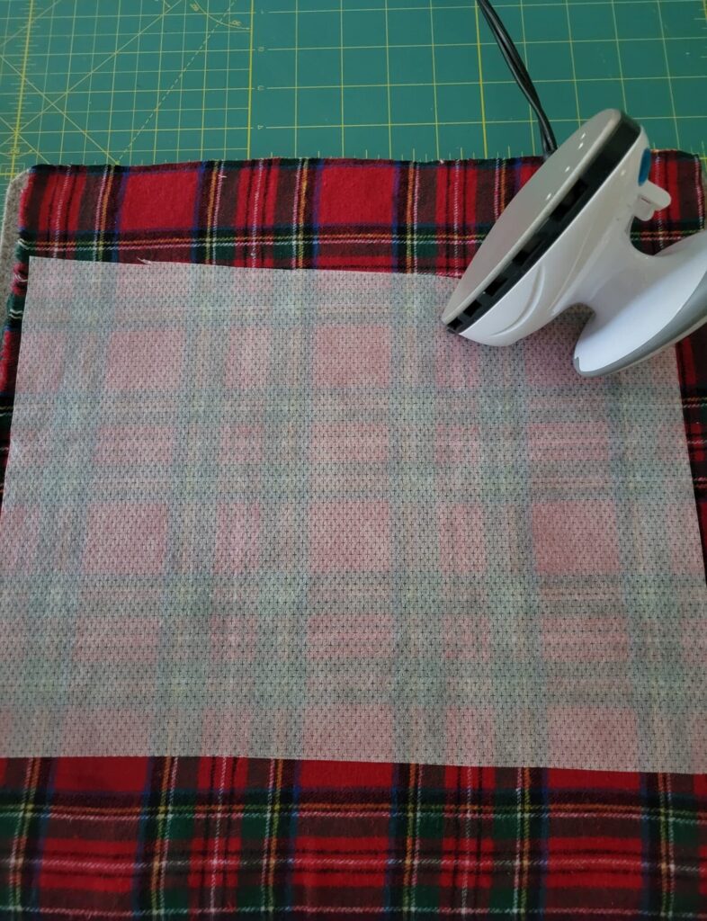 best stabilizer for flannel is fusible no-show mesh