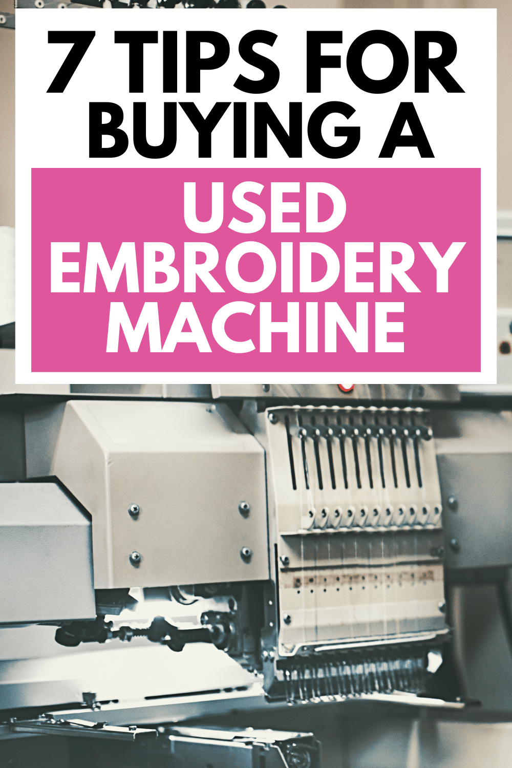 buy a used embroidery machines