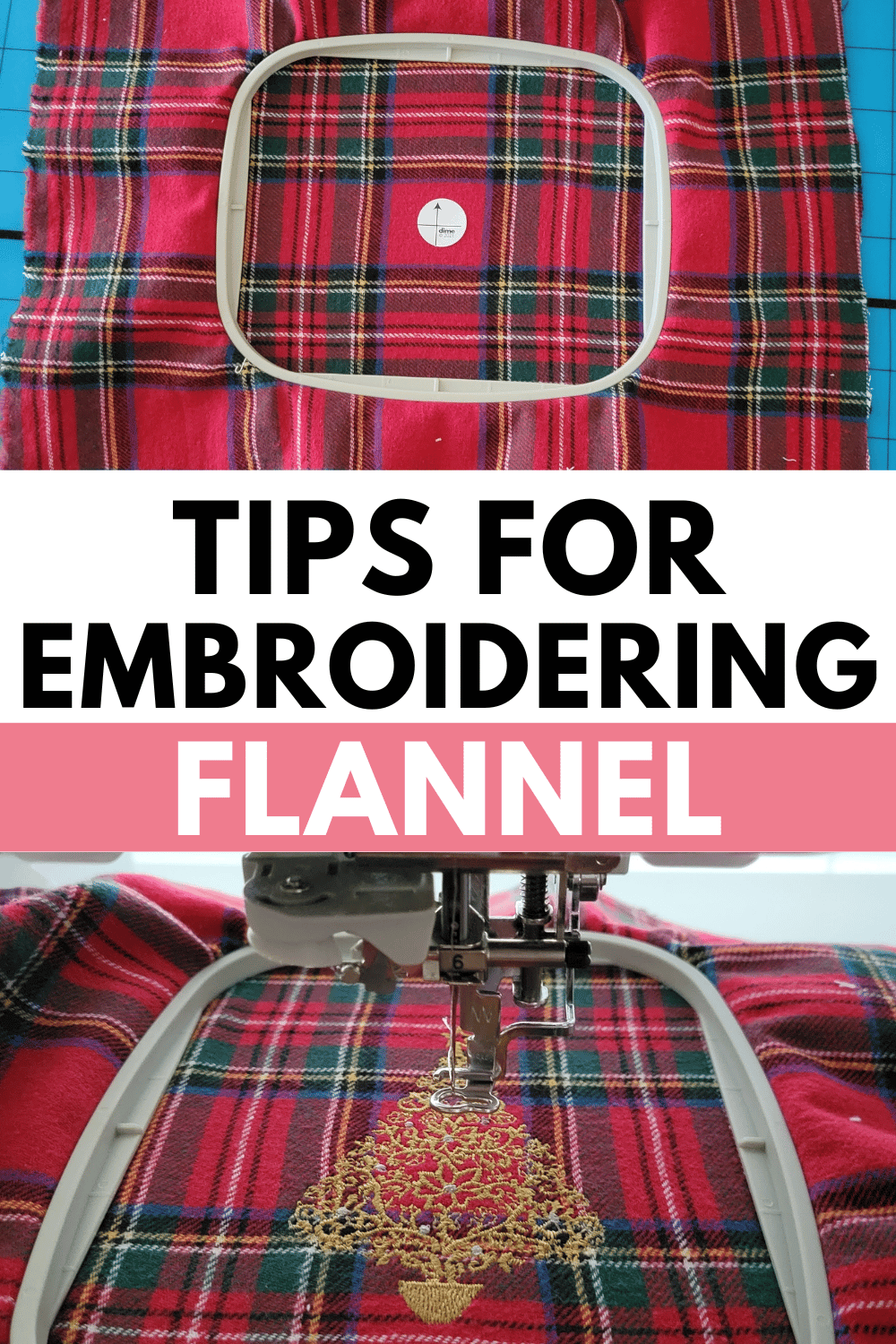 flannel embroidery