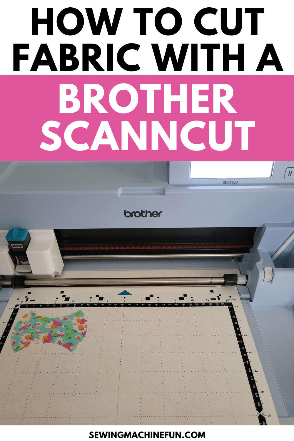 how to cut fabrich with a brother scanncut