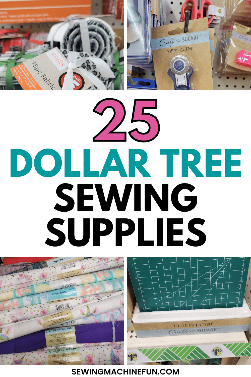 25 dollar tree sewing supplies