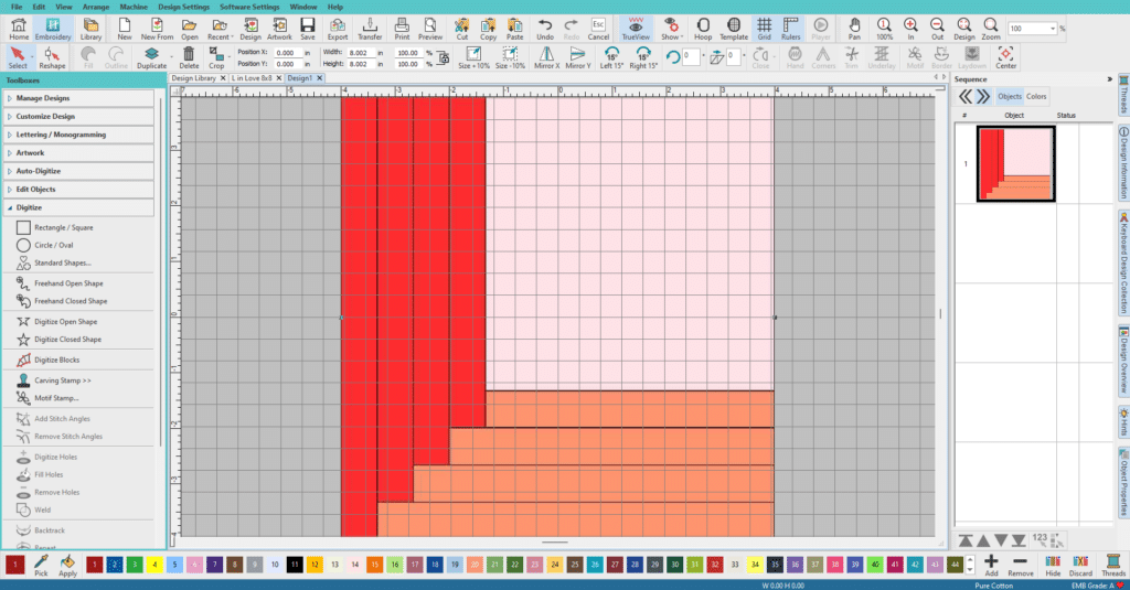 import artwork into embroidery software