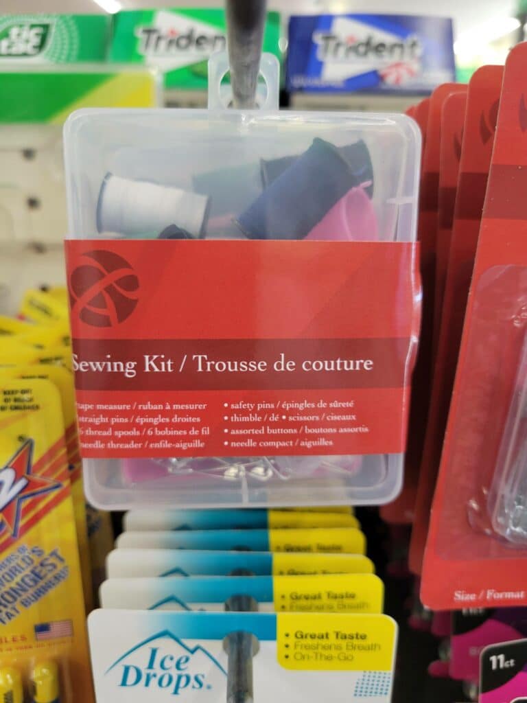 dollar tree sewing kit