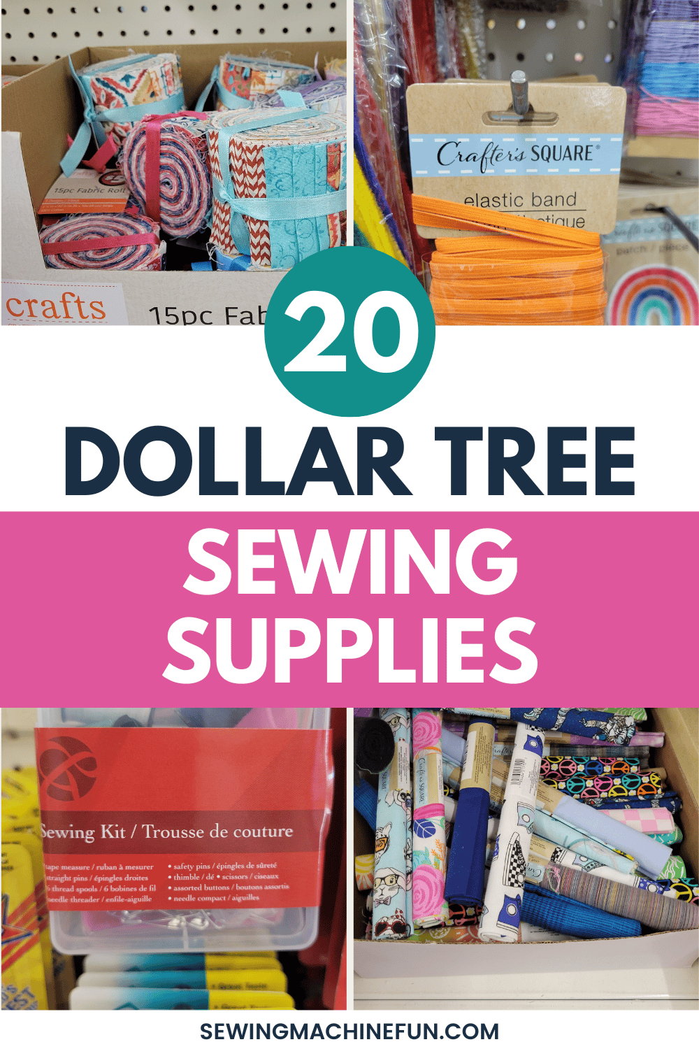 dollar tree sewing supplies