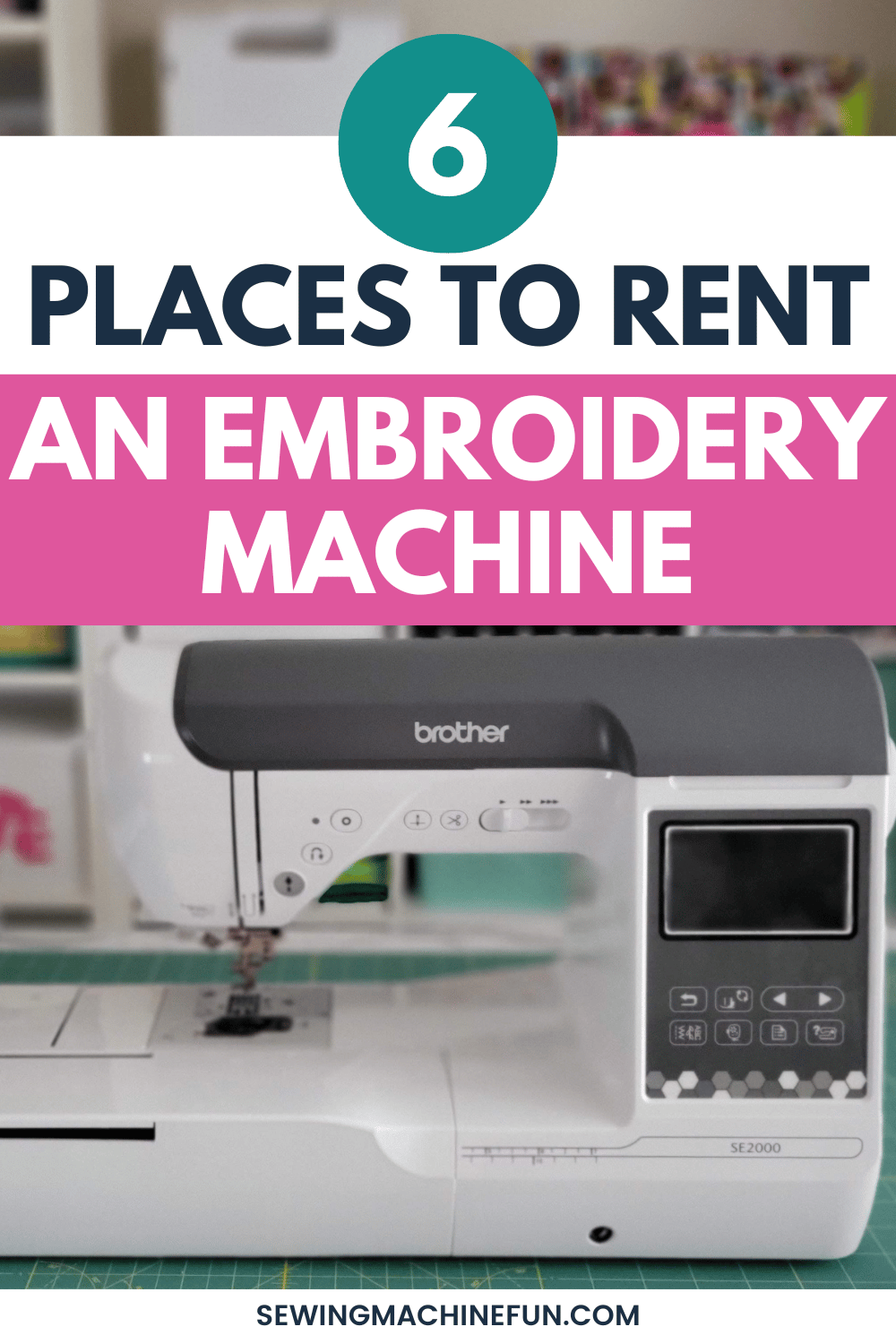 embroidery machine rentals