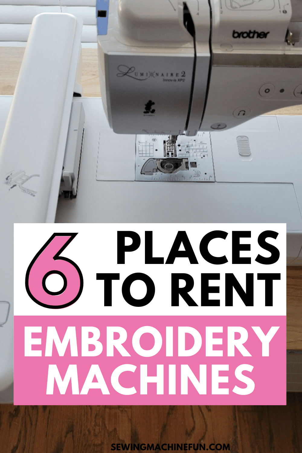 rent embroidery machine