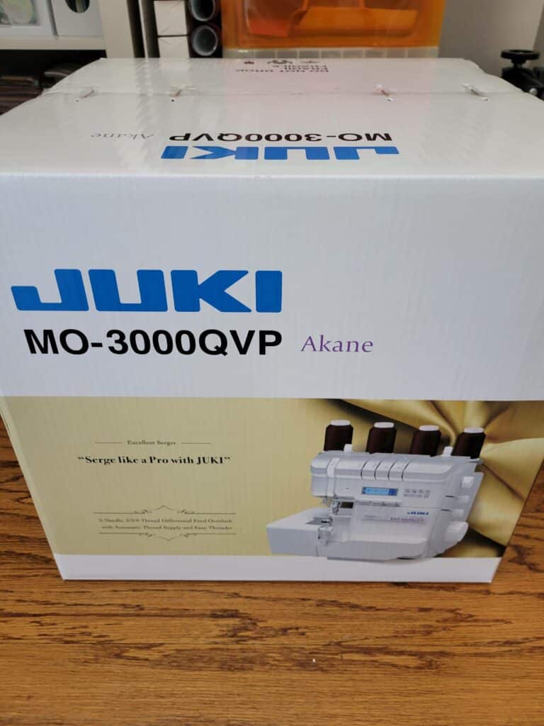 what came in the juki mo-3000 box