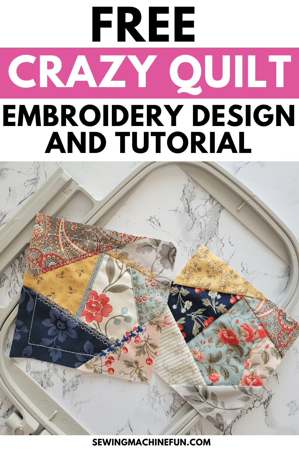 FREE crazy quilt embroidery designs