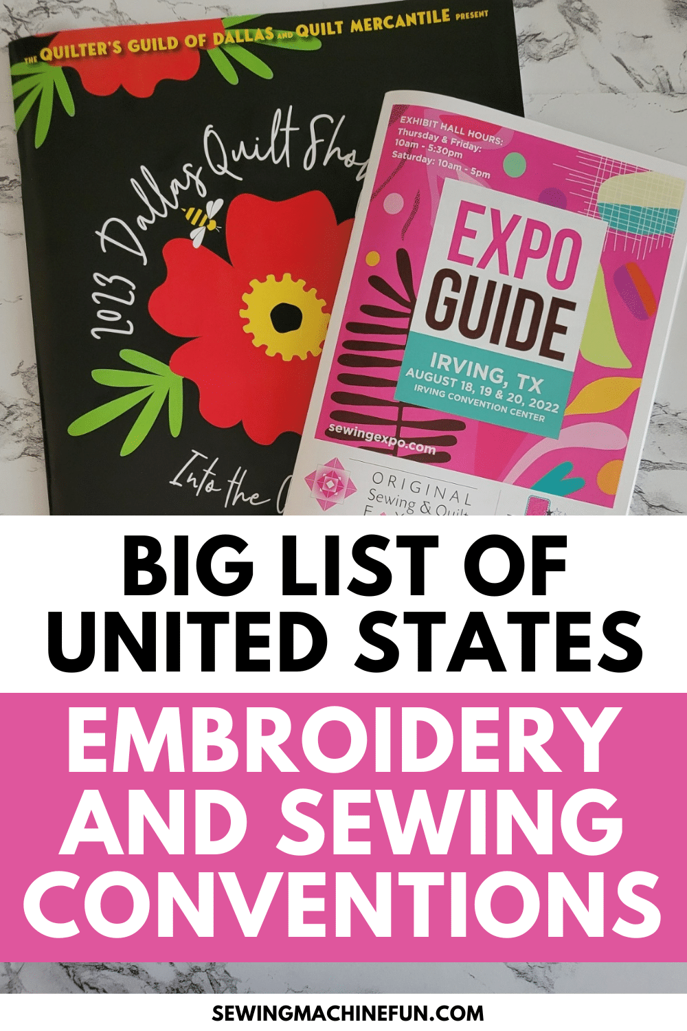 embroidery and sewing expos and conventions