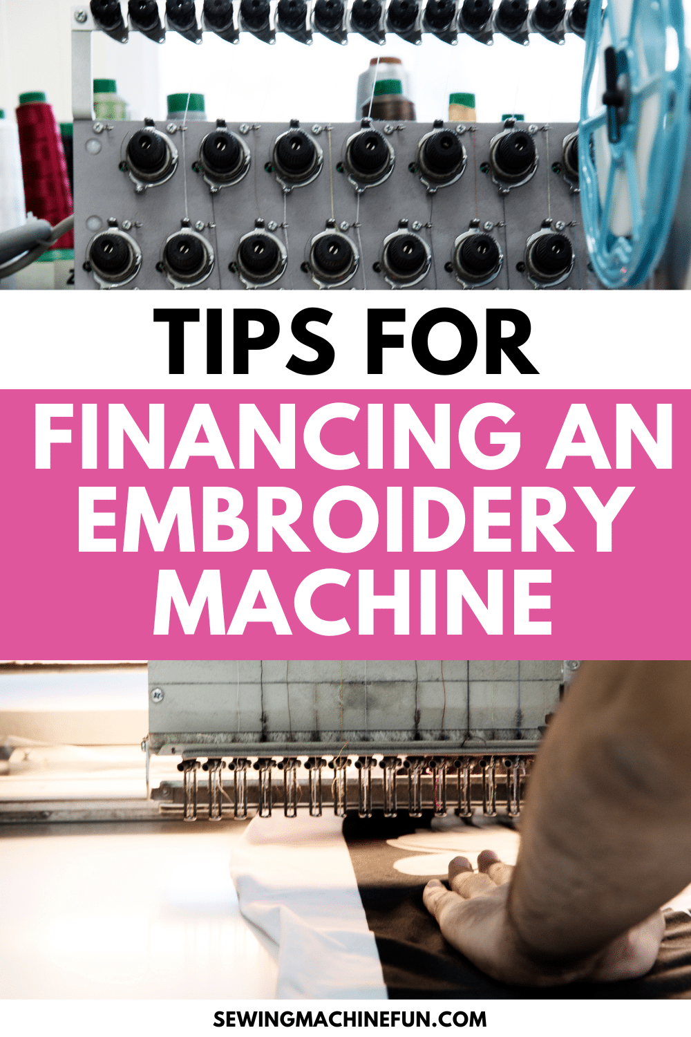 financing an embroidery machine